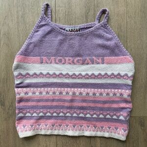 Vintage Morgan Pastel Crop Top